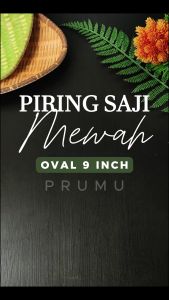 Piring Oval Melamin 9 Inch: Pilihan Ideal untuk Cafe & Restoran