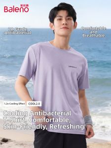 BALENO | Anti-Bacterial Ice Feel Beach Style Mens T-Shirt