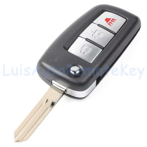 2 / 3 Btns Flip Remote Key Fob FSK 433MHz PCF7961M 4A Chip for Nissan Rogue X-Trail Qashqai Pulsar Juke 2014 2015 2016 2017 2018