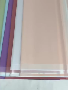 Kertas Buket Bunga Double Frame Color Flower Wrapping Paper Celophane KB122