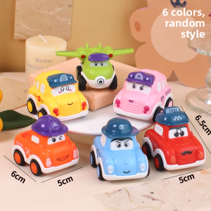 Cute Mini Cartoon Car Cake Decoration Childrens Birthday Party Decoration Q Version Collectible Toy Car Festival Supplies