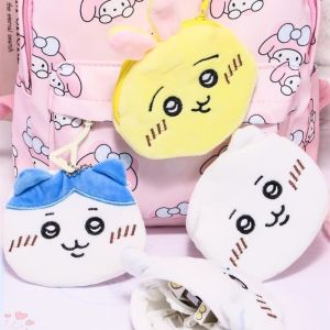 Chiikawa Plush Keychain Wallet Usagi Hachiware Plushies Coin Purse Earphone Organizer Bag Pendant Key Ring Girls Gifts