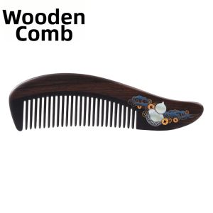 TANDAJIANG | Hair Care and Meridian Massage Blackwood and Mother-of-pearl Comb
