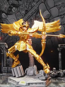 [Pantasy Saint Seiya Building Kit] Sagittarius Aiolos Action Figure Level Building Sets for Adults Creative Art Collectible Model for Home or Office Soul of Gold - Saint Cloth Myth EX Building Blocks