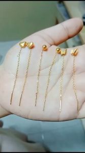 paket 10 pcs anting jarum titanium