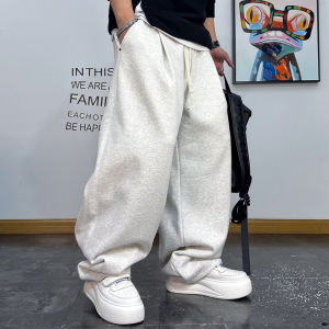 American Casual Loose Pleated Decorative Gradient Color Knife Waist Pants Men Spring Youth Versatile Wide Leg Straight Men Pants