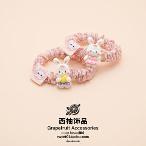 Phụ Kiện Tóc Dễ Thương Hình Thỏ Màu Hồng Cho Bé Gái Dễ Thương Phụ Kiện Tóc Buộc Tóc Cao Thẩm Mỹ Phụ Kiện Tóc Đa Năng