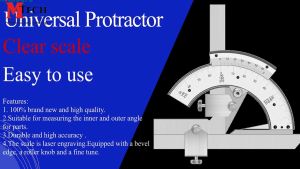 Goniometer Universal Bevel Protractor 320 derajat pengukur sudut