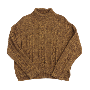 WUSEWUWEI | Colorless Odorless City Countryside Pastoral Early Spring Knitted High Collar Sweater Womens Pullover Cotton Long Sleeve