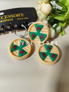 Gantungan Kunci Karakter Kue Dimsum - Ganci Aksesoris Souvenir Impor KeyChains