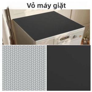 2 Chiếc Vỏ Máy Giặt Miếng Lót Diatomite Máy Sấy Top Tấm Bảo Vệ Chống Bụi Chống Nắng Nhanh Khô Chống Trơn Trượt Vỏ Máy Giặt