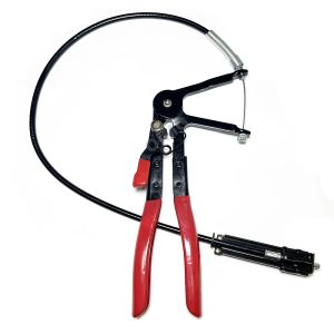 Flexible Hose Clamp Pliers with Lock Long Reach Hose Clamp Removal Tool Swivel Pincer Car Truck Fuel Oil Water Pipe Repair Tool