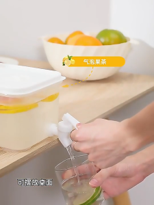 BestGila MALAYSIA 3.5L/6.5L/ 10L Summer Cold Drink Fruit Tea Iced Cold Water Bucket Beverage Dispenser with Faucet Filter BPA FREE Leakproof Fridge Kettle Container Cerek Jag 饮料桶