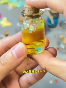 小小魔法师手工diy药水晶瓶材料包礼盒男女孩生日礼物益智玩具Little magician handmade diy medicine crystal bottle material package gift box for boys and girls birthday gift educational toys