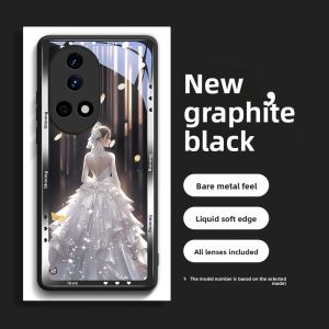 LINGZHICAI | Wedding Backdrop Compatible Phone Case for Huawei nova12pro 11 Glass Full-Cover Anti-Shock