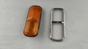 J107S21 CHROME DOOR SIGNAL LAMP GARNISH INOKOM AD3 HD5000 PRICE FOR 1PAIR 2PCS