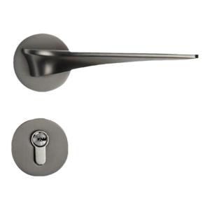 YAGEMAN | Gray Quiet Magnetic Door Lock Set