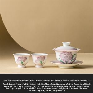 JISU | Portable Handpainted Travel Tea Set