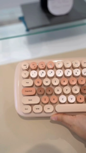 Mofii CANDY 2.4g Wireless Keyboard and Mouse Combo Colorful Mini Cute Keyboard Mouse Set 84key Bluetooth Keyboard