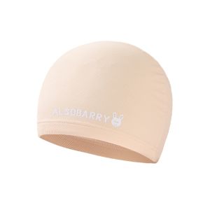 Large Size Fabric Swimming Cap Womens Style Comfortable Non-Tightening Head Circumference Adjustable Swimming Cap for Ladies
