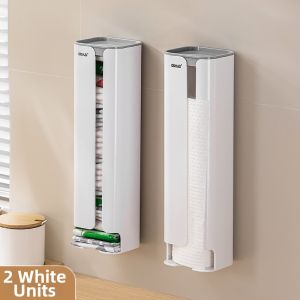 MMZECE | Hanging High Capacity Easy-Install Plastic Bag Dispenser