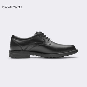 Rockport Mens Low-Top Derby Shoes Fashionable Business Casual Leather Shoes Comfortable Lightweight Vintage Style CI9485