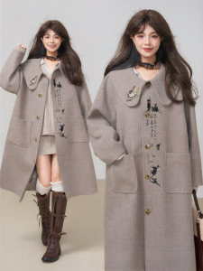 KEIKO | Áo Khoác Dài Kiểu Nhật Thêu Nặng