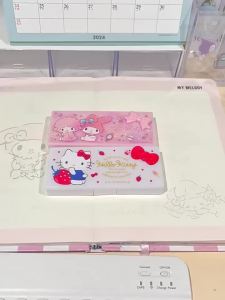 Sanrio | Hộp Đựng Đồ Hello Kitty Sanrio Kt Cat Melody Mini Hộp Đựng Đồ Cá Nhân Nhỏ Gọn Tiện Lợi Dùng Để Đựng Tăm Bông Kẹp Tóc Chỉ Nha Khoa Quà Tặng Cho Bé Gái