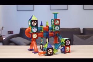 Xếp hình Lắp Ráp khối hình học Nam châm từ tính Magical Magnet 97 chi tiết