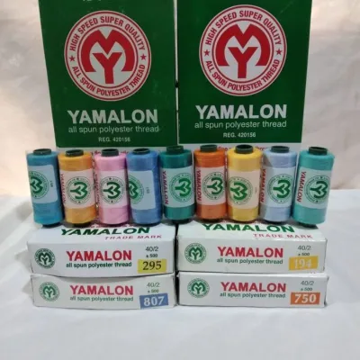 Benang orbras / Yamalon 40/2 500 yard 1 lusin( isi 12pcs) benang yalamon mini 1 lusin 12 pcs benang jahit
