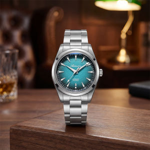 ADDIESDIVE 39mm Mens Automatic Mechanical Watch Gradient Dial 100M Waterproof Ultra Bright Luminous Classic Business Casual Wri