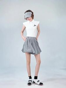 CASTELBAJAC GOLF | Summer Breathable Cooling Fashion Flounce Golf Polo Shirt
