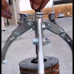 3" 4" 6" 8" 10" 3 Jaws Gear Bearing Puller Tool Set Car Motorcycle Internal External Alat Penarik Gear RANDOM COLOURr)