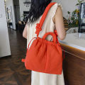 Túi Tote Phao Nữ Cỡ Lớn, Chất Liệu Nylon, Bông Nhẹ, Đa Năng, Đeo Vai, Rút Dây, Kiểu Xô, Cầm Tay, Phong Cách Thường Ngày, Đa Năng. 