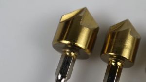 Taffware Mata Bor Drill Bit Countersink HSS 6-19mm 6 PCS - BT3 gold