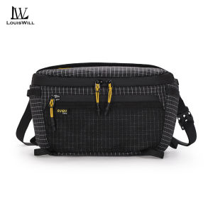 LouisWill Hiking Bag Hanging Bag Shoulder Bag Outdoor Detachable Sling Crossbody Bag Large Capacity Bag Holder With Removable Shoulder Strap For Hiking Camping Travel