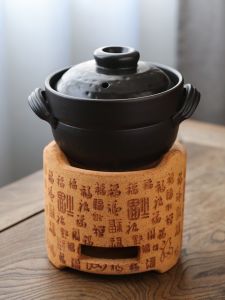 Charcoal Stove Mini Casserole for One Person Small Casserole Pot Olive Charcoal Shadiao Fire Carbon Stove Vice List Stove Tea Stove Casserole