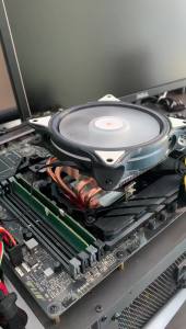 Tản Nhiệt CPU 120MM Với 4 Ống Dẫn Nhiệt Quạt PWM 4 Chân Hoạt Động Êm Ái Dành Cho Intel LGA 2011 1700 1150 1151 1155 AMD AM3 AM4 AM5 - Thiết Kế Mỏng