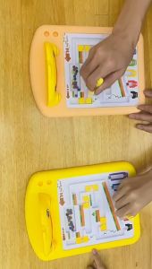 Duck Magnetic Dot Art Drawing Board: A Fun & Educational Toy for Kids Ages 4-8