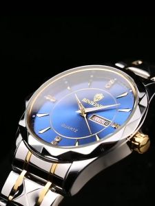 TRILLION ID Jam Tangan Luxury Pria Import JP35 Stainless Steel Anti Karat Fitur Tanggal Aktif Tahan Air  COD ✔