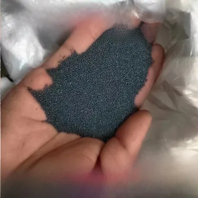 Thiên Thạch Sắt Truyền Thống 05mm-5mm Hạt Tròn Đều Màu Vàng Bóng Mờ Dụng Cụ Luyện Tập Võ Thuật