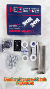 Bánh Xe Lùa Treo 4 Bánh Neo 804 - Bảo Hành 01 Năm