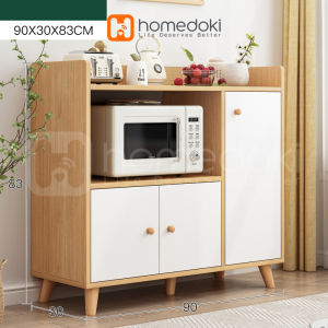 Homedoki Bufet Rak Dapur Rak Multifungsi / Kitchen Cabinet / Lemari Dapur Serbaguna / Bufet Minimalis / Lemari Multifungsi