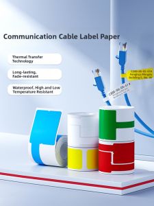 wewin | Waterproof Oil-Resistant Communication Suitable Knife Shape Thermal Transfer Label Printer Paper
