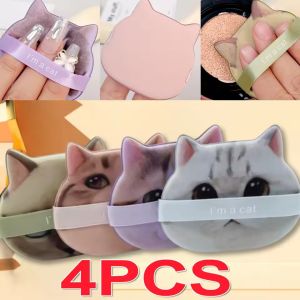 1/4pcs Cat Air Cushion Powder Puff Double-sided Wet Dry Use Concealer Foundation Sponge Cushions Women Beauty Makeup Puffs Tools
