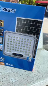 KKSKY New Buy 1 Take 1 Solar Led Lights Outdoor Flood Light 2000W Street Lamp IP68 Waterproof With Solar Panel cambered surface LED headlight beads aluminum shell lighting Remote 5 Years Warranty