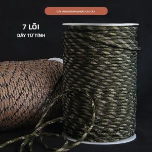 7 lõi 550 Paracord Dây 5 8 16 31 m dia.4mm cho cắm trại ngoài trời Sống Còn dây buộc dù dây thừng đi bộ đường dài Lều phụ kiện
