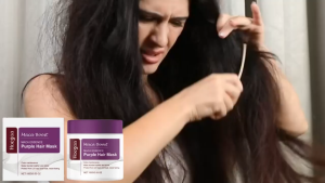 【BUY 1 TAKE 1】Purple Hair Mask Nourishing Purple Hair Care Mask Locks And Removes To Hair And Damaged Extend 100ml