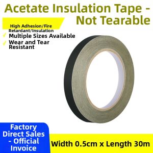 Heat Resistant Fixing Tape for LCD Flex Cable Anti-Tear Black