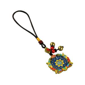 ZANGCUN | Vintage Ethnic Tibetan Style Eight Trigrams Buddha Pendant
